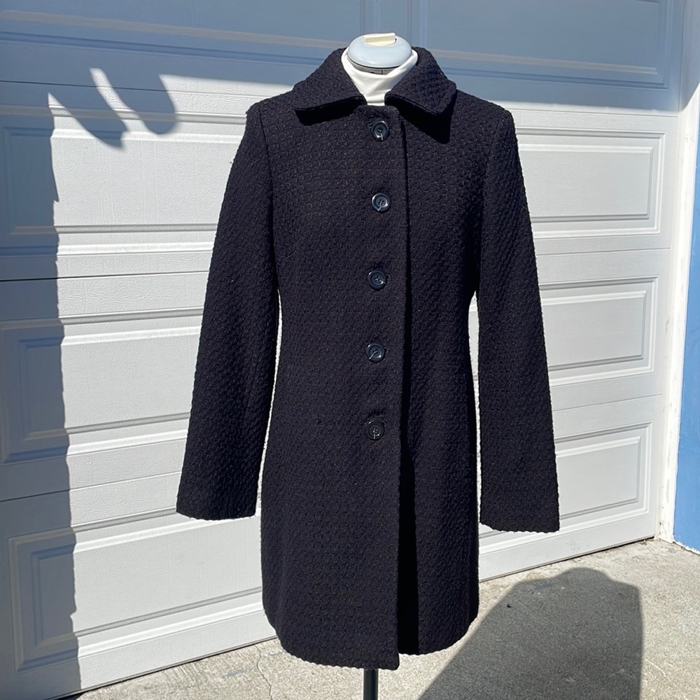 Ann Taylor black coat size 4